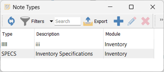 InventoryCommunicationsTypesList