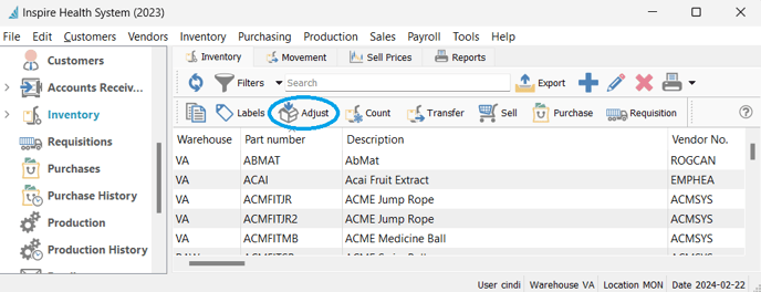 InventoryListAdjust