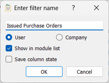 PurchaseOrderFilterName
