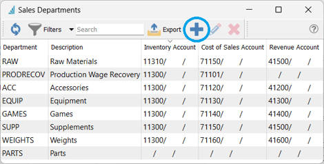 SalesDepartmentsListAdd