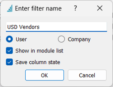 VendorFilterName